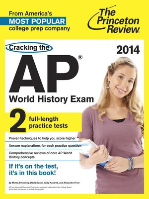 cover image of Cracking the AP World History Exam, 2014 Edition